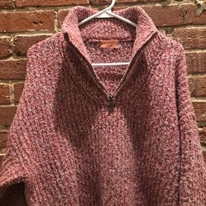 URBAN OUTFITTERS OVERSIZED 1/4 ZIP SWEATER